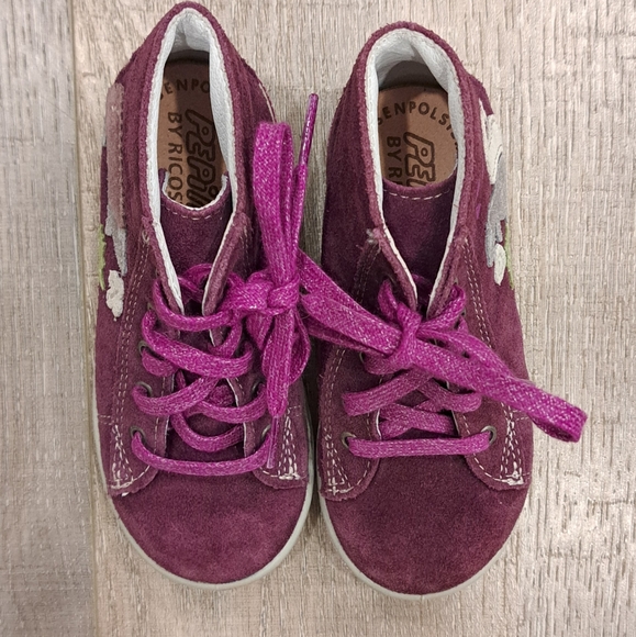 PEPINO BY RICOSTA Girl's Suede Sneakers - Picture 2 of 4